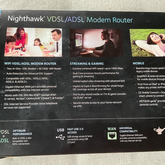 WiFi VDSL/ADSL MODEM ROUTER - Picture 5 of 5